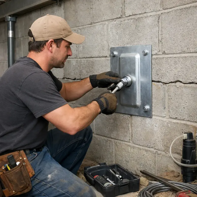 Wall Anchor Installation Coachella